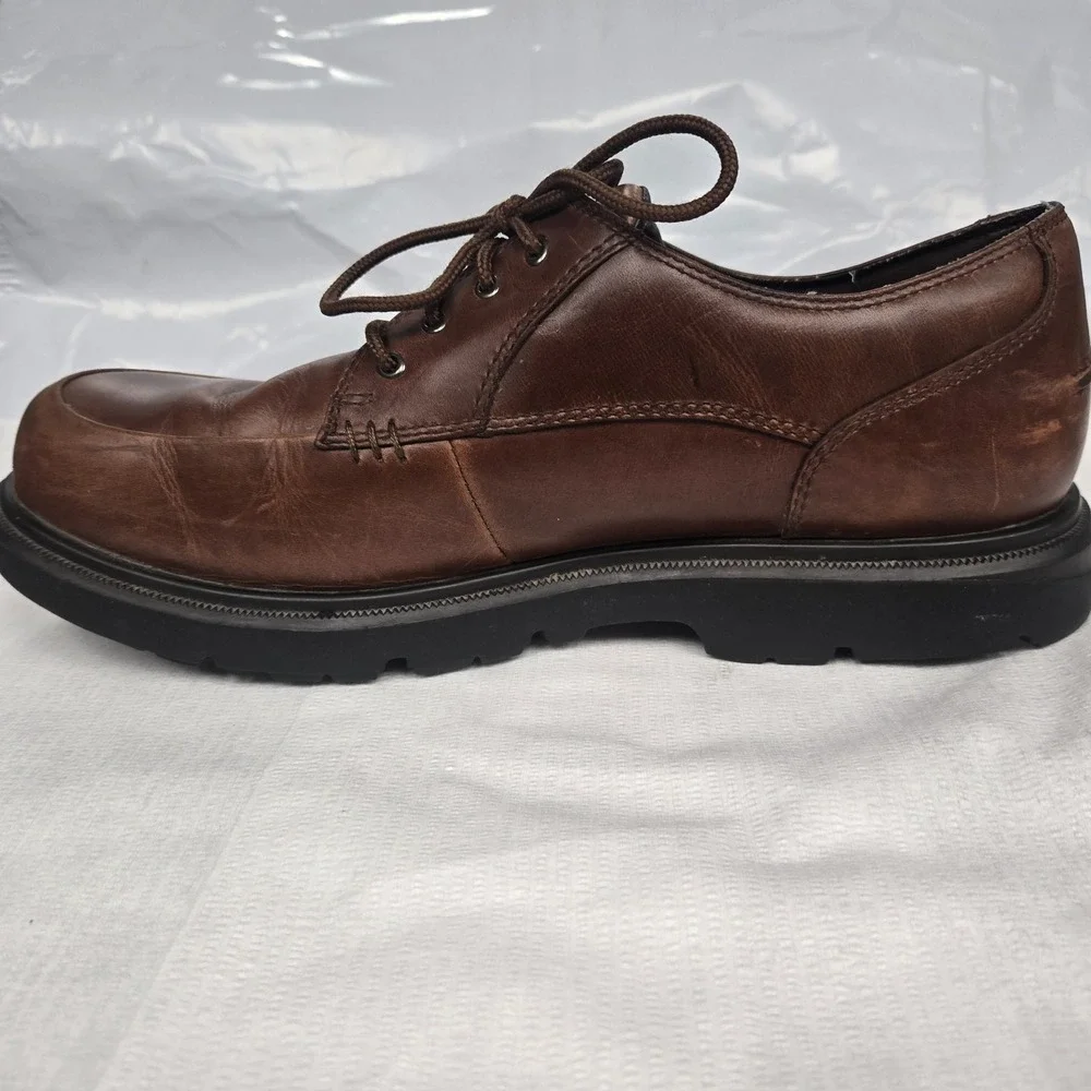 Timberland Smart Comfort Men 10.5 Genuine Leather Brown 61075 Waterproof Chassis